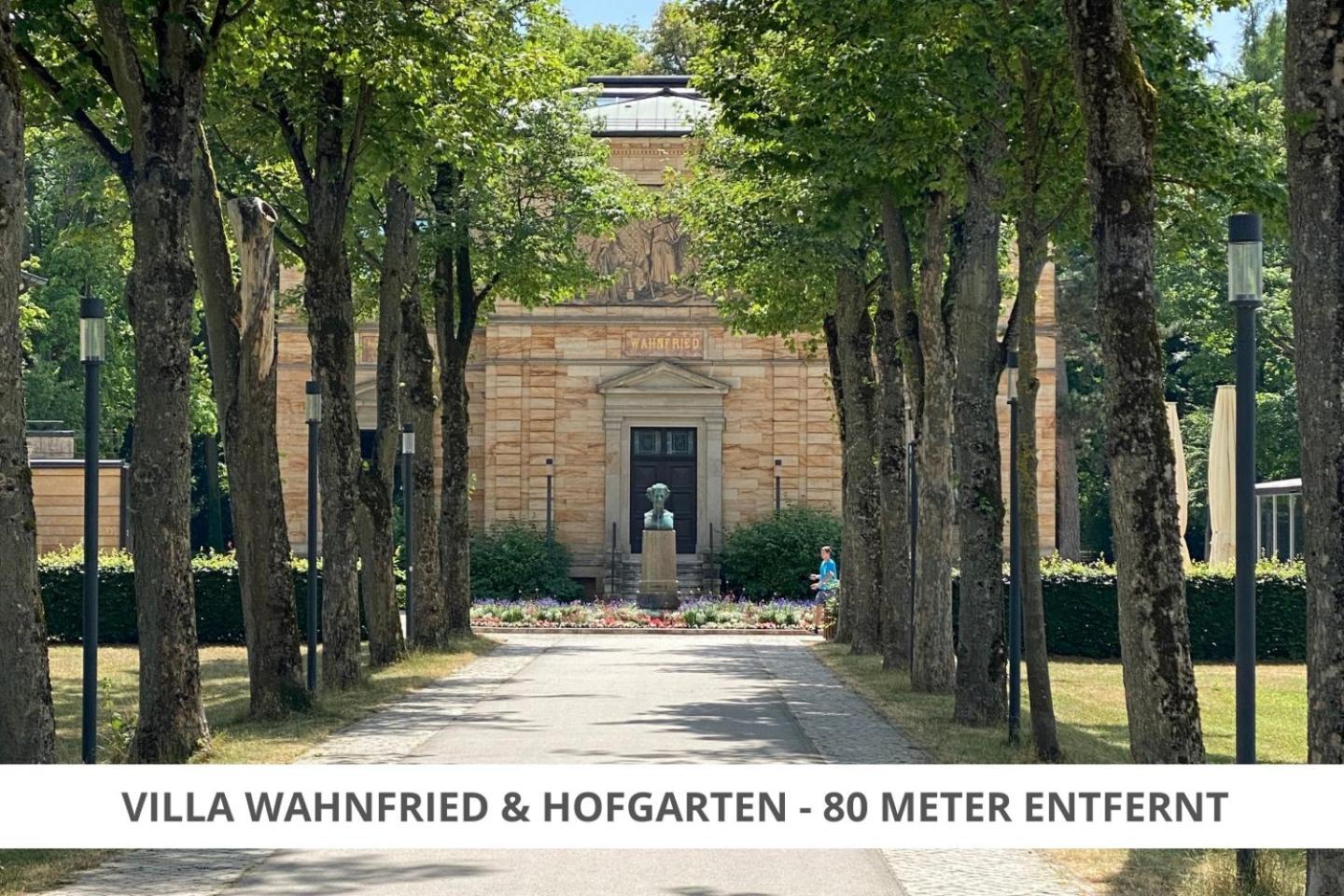 Apartment Wahnfried No4 - Zentral Wohnen Mit Kueche Und Duschbad, Parkplatz, 300M Zur Fussgaengerzone Bayreuth Eksteriør billede